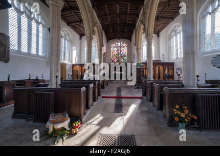 Whiston Church St Mary the Virgin Northamptonshire. Stock Photo