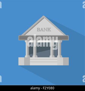Bank illustration. Flat vector Stock Vector Image & Art - Alamy