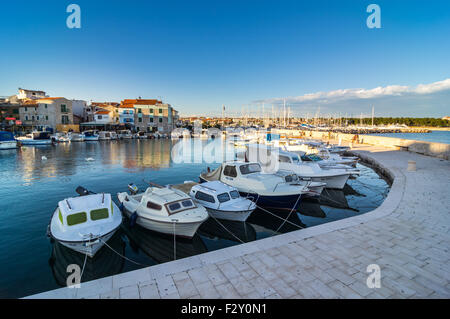 Vodice, little town on the Adriatic coat, Croatia Stock Photo