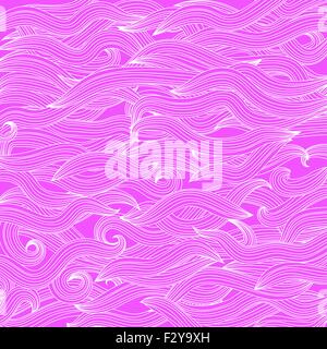 Abstract Pink Wave Background. Line Pink Wave Pattern Stock Vector ...