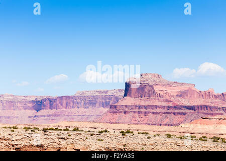 Mountain in spotted Wolf Canyon Stock Photo