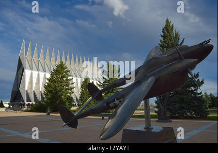 United States Air Force Academy, Colorado Springs CO Stock Photo