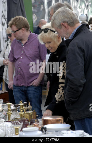 Copenhagen, Denmark. 26th Sep, 2015. Travellers and at Saturdays flea market at Kongens Nytorv. Credit:  Francis Dean/Alamy Live News Stock Photo