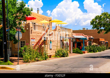 Multiple store in the Old Town neighborhood of Albuquerque, New Mexico Stock Photo