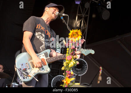 Jesse Lacey of Brand New performs at the Voodoo Music Experience in City  Park on Saturday, Oct. 28, 2017, in New Orleans. (Photo by Amy  Harris/Invision/AP Stock Photo - Alamy