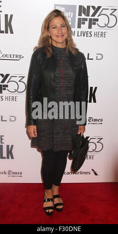 New York, New York, USA. 26th Sep, 2015. Actress EDIE FALCO attends the 2015 New York Film Festival opening night world premiere of 'The Walk' held at Alice Tully Hall at Lincoln Center. Credit:  Nancy Kaszerman/ZUMA Wire/Alamy Live News Stock Photo