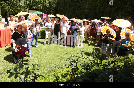 Los Angeles LGBT Center Hosts Annual Garden Party - An Afternoon In Tuscany  Featuring: Atmosphere Where: Los Angeles, California, United States When: 26 Jul 2015 Stock Photo