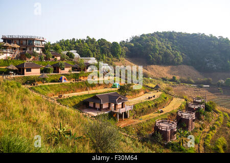 Viewpoint at moning dao resort, Chiang Mai, Thailand Stock Photo