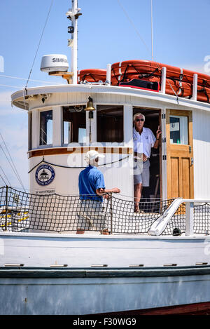 Buyboat Winnie Estelle, Chesapeake Bay Maritime Museum, St. Michaels, Maryland Stock Photo