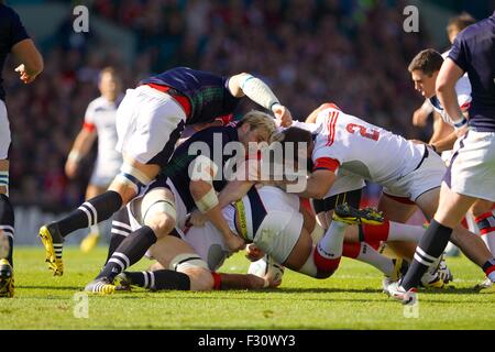 Leeds, UK. 27th Sep, 2015. Rugby World Cup. Scotland versus United States. Scotland lock Richie Gray. Credit:  Action Plus Sports/Alamy Live News Stock Photo