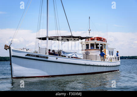 Buyboat Winnie Estelle, Chesapeake Bay Maritime Museum, St. Michaels, Maryland Stock Photo