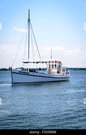 Buyboat Winnie Estelle, Chesapeake Bay Maritime Museum, St. Michaels, Maryland Stock Photo