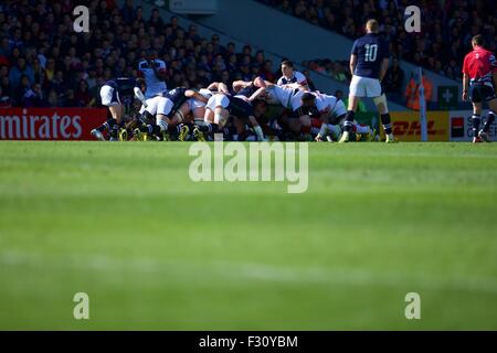 Leeds, UK. 27th Sep, 2015. Rugby World Cup. Scotland versus United States. Credit:  Action Plus Sports/Alamy Live News Stock Photo