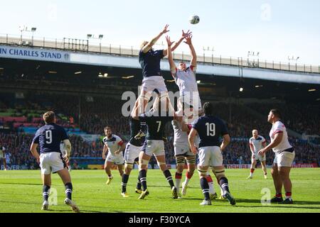 Leeds, UK. 27th Sep, 2015. Rugby World Cup. Scotland versus United States. Credit:  Action Plus Sports/Alamy Live News Stock Photo