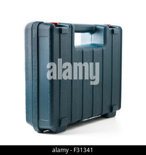 plastic box case isolated on white Stock Photo