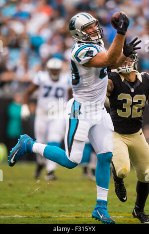 Charlotte, NC, USA. 27th Sep, 2015. Carolina Panthers quarterback Cam ...