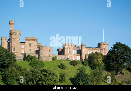 Inverness Castle Sheriff Court Castle Hill Inverness Scotland Stock Photo