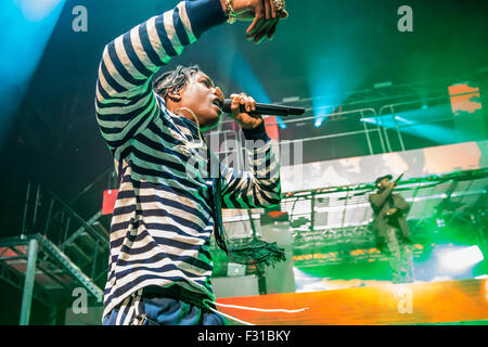 Clarkston, Michigan, USA. 26th Sep, 2015. DANNY BROWN performing on