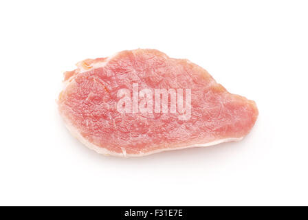 raw steak meat on white Stock Photo