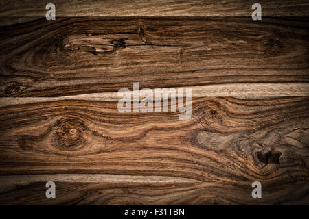 Palisander wood texture - background old panels Stock Photo