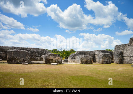 Caracol archaeological site of Maya civilization in Western Belize Stock Photo