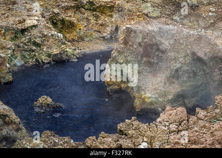 Volcanic Area Mount Soufriere  St. Lucia West Indies Stock Photo