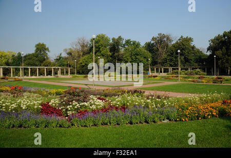 The formal gardens in Humboldt Park, Chicago, Illinois Stock Photo