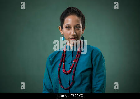 British Indian broadcaster and journalist Bidisha. Stock Photo