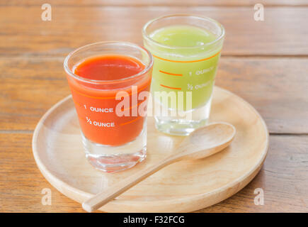 Freshly squeezed juices for diet, stock photo Stock Photo