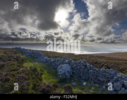 sun clouds Ballysadare bay Sligo Stock Photo