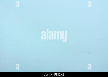 Pale blue painted reclaimed wood background Stock Photo