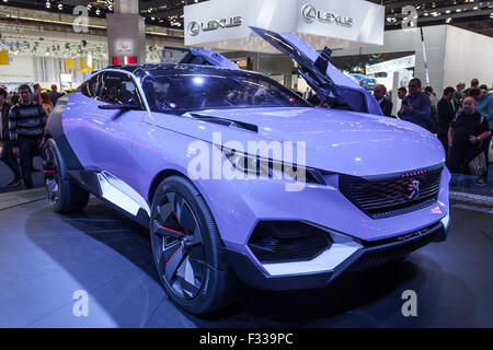 Peugeot QUARTZ Concept at the IAA 2015 Stock Photo