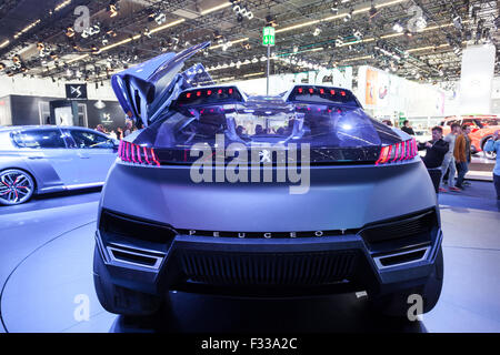 Peugeot QUARTZ Concept at the IAA 2015 Stock Photo