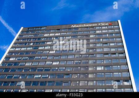 Manchester One Tower, formerly known as Portland Tower, a high-rise building in Portland Street, central Manchester. Stock Photo