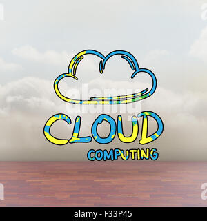 Composite image of cloud computing Stock Photo