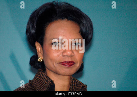 die neue US-Aussenministerin, Condoleezza Rice - Bundeskanzleramt, 4. Februar 2005, Berlin-Tiergarten. Stock Photo