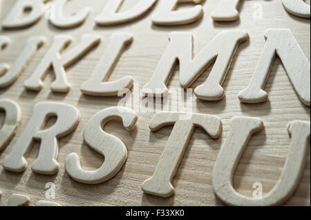 English alphabet background Stock Photo