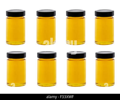 Glass jar without lid, filled with water Stock Photo - Alamy