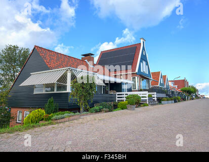 Houses in Volendam, Netherlands. Stock Photo