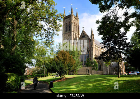 Bolton Parish Church, Bolton, England. Picture by Paul Heyes, Tuesday September 29, 2015 Stock Photo