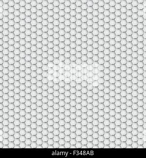 Realistic hexagonal grid background.Vector illustration. Seamless pattern. Stock Vector
