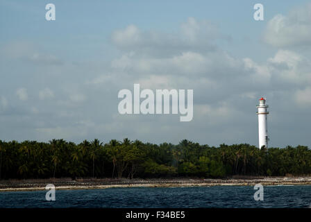 The image of light hiuse  was taken in Kavaratti island, Lakshadweep, India Stock Photo