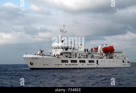 The image of Boat in Kavaratti island, Lakshadweep, India Stock Photo