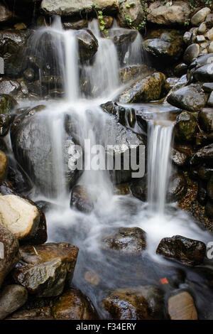 A waterfall with soft water Stock Photo