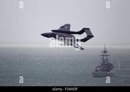 de Havilland DH.110 Sea Vixen at Bournemouth Air Show 2014 Stock Photo