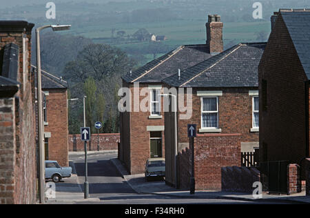 Eastwood, D.H.Lawrence birthplace, South Nottinghamshire coal mining town, Moorgreen colliery, England Stock Photo