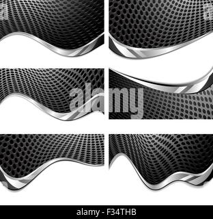 Metal texture perforated. Stock Vector