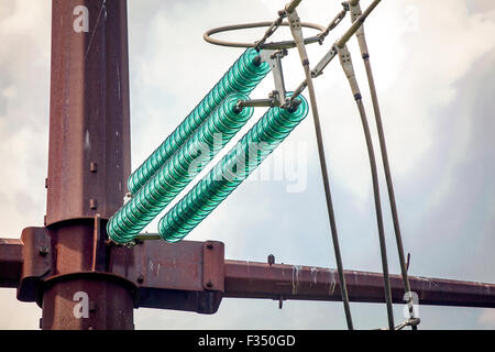 Modular suspension insulatorsel Stock Photo