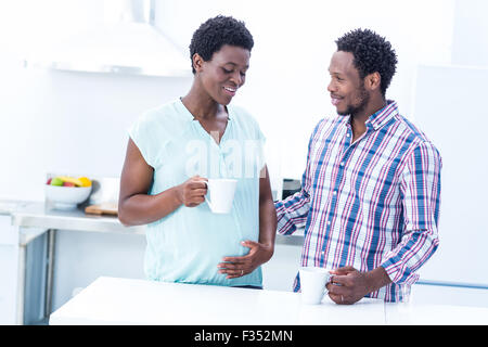 Couple having coffee Stock Photo