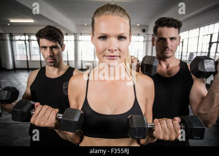 Fit people facing to the camera Stock Photo
